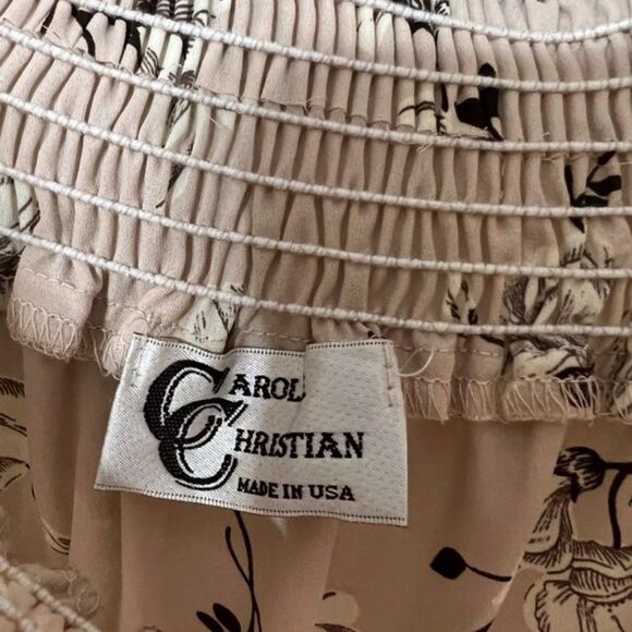 Carol Christian large off the shoulder beige top - Picture 5 of 6